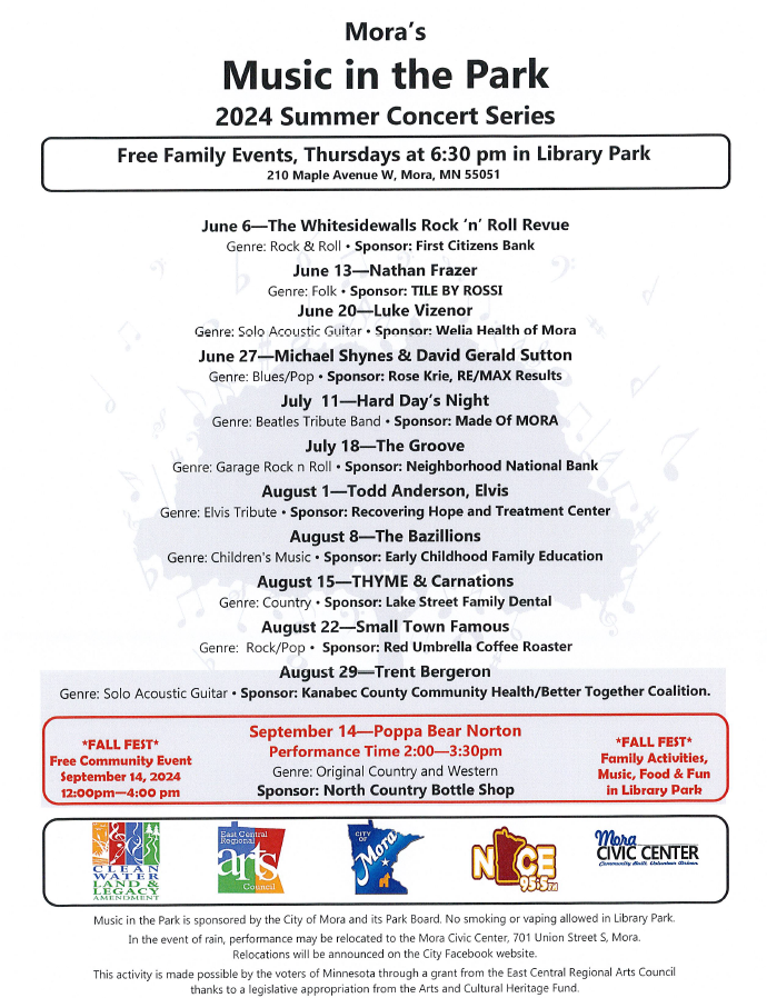 Mora s Music In The Park Hard Days Night ECRAC mora-s-music-in-the-park-hard-days-night-ecrac